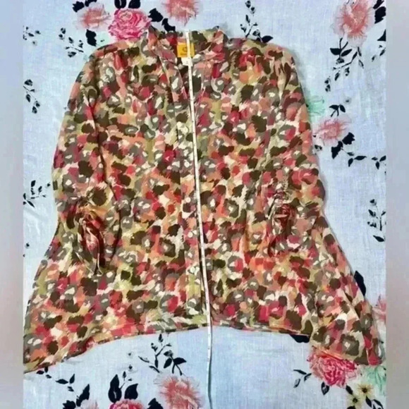 Ruby Rd Sheer‎ Button Down Blouse Women's Size Medium - Picture 3 of 5